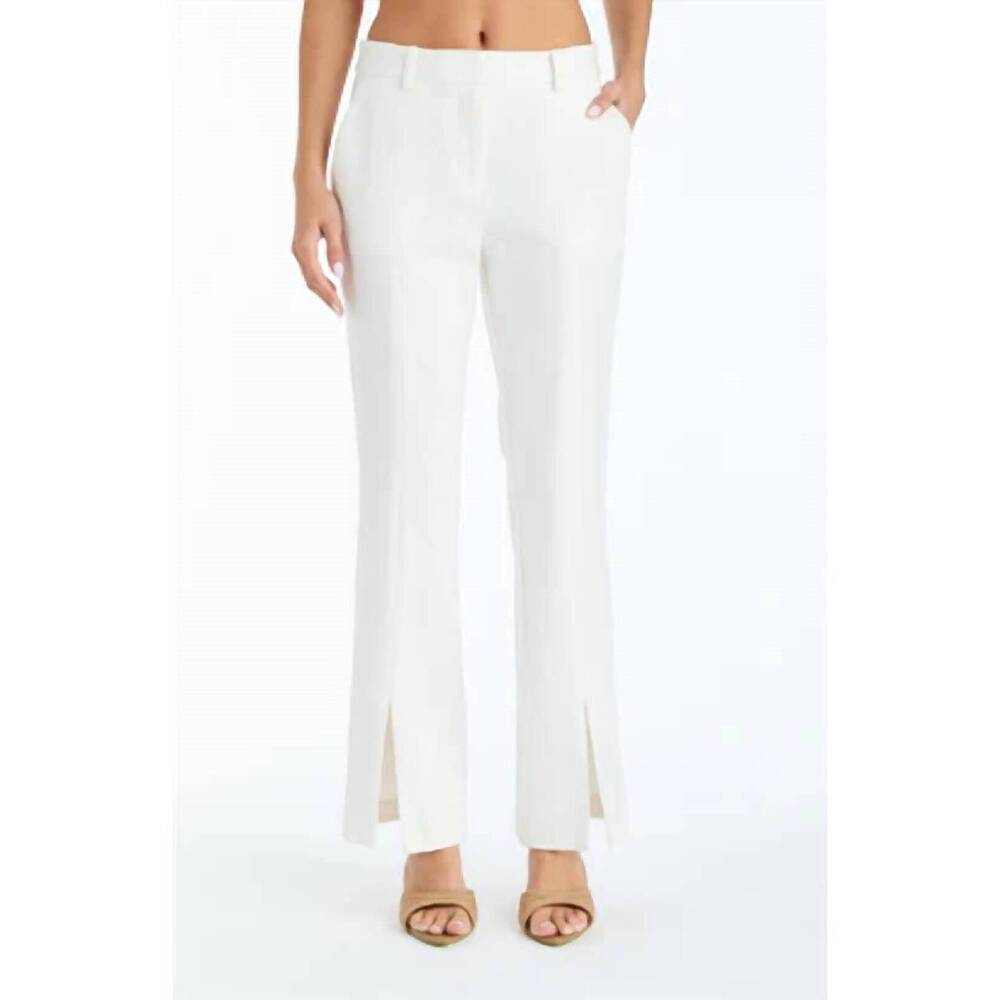 NEW DREW elaine denim twill pant in white